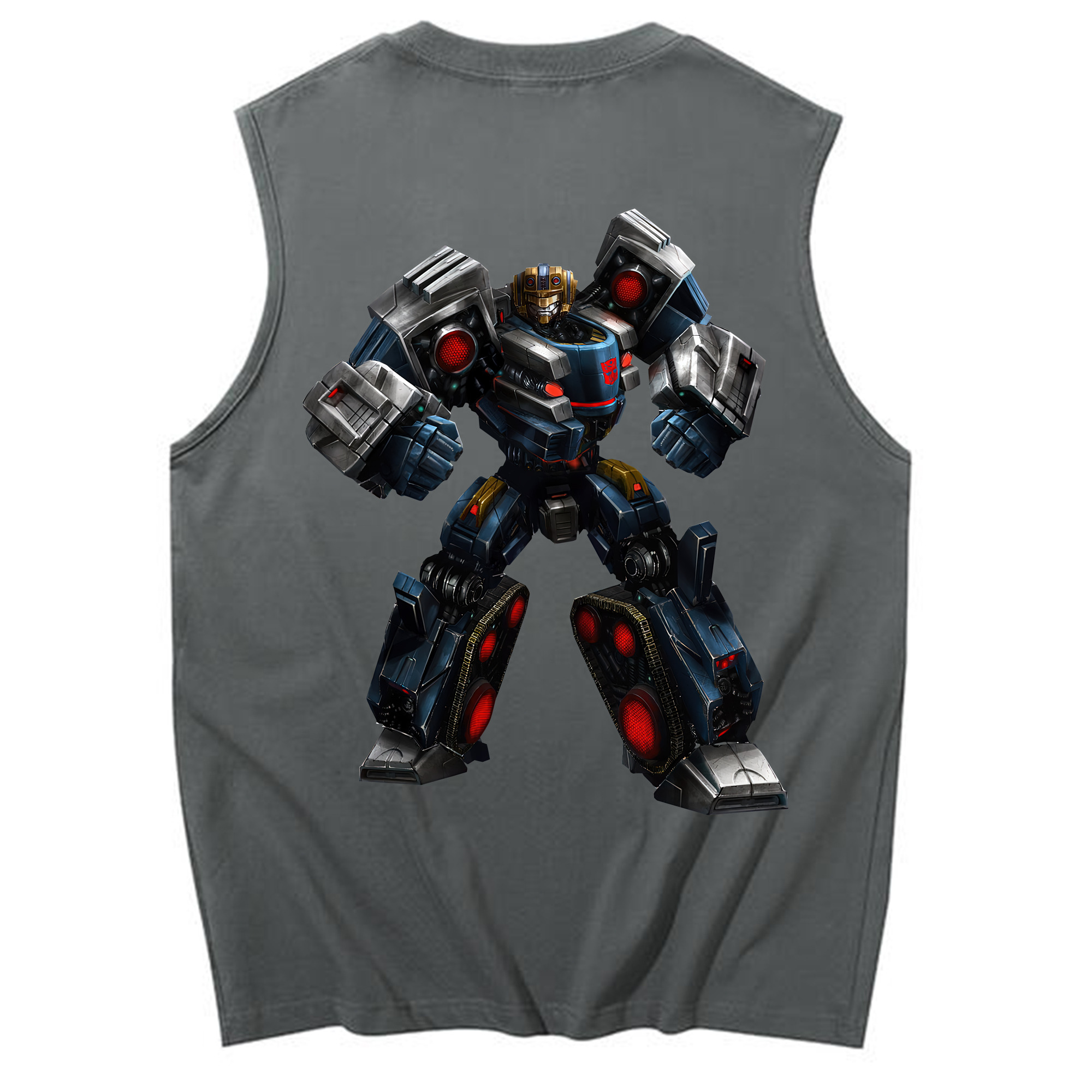 （画像用） Transformers トランスフォーマー コットン100％タンクトップ（背面プリント）